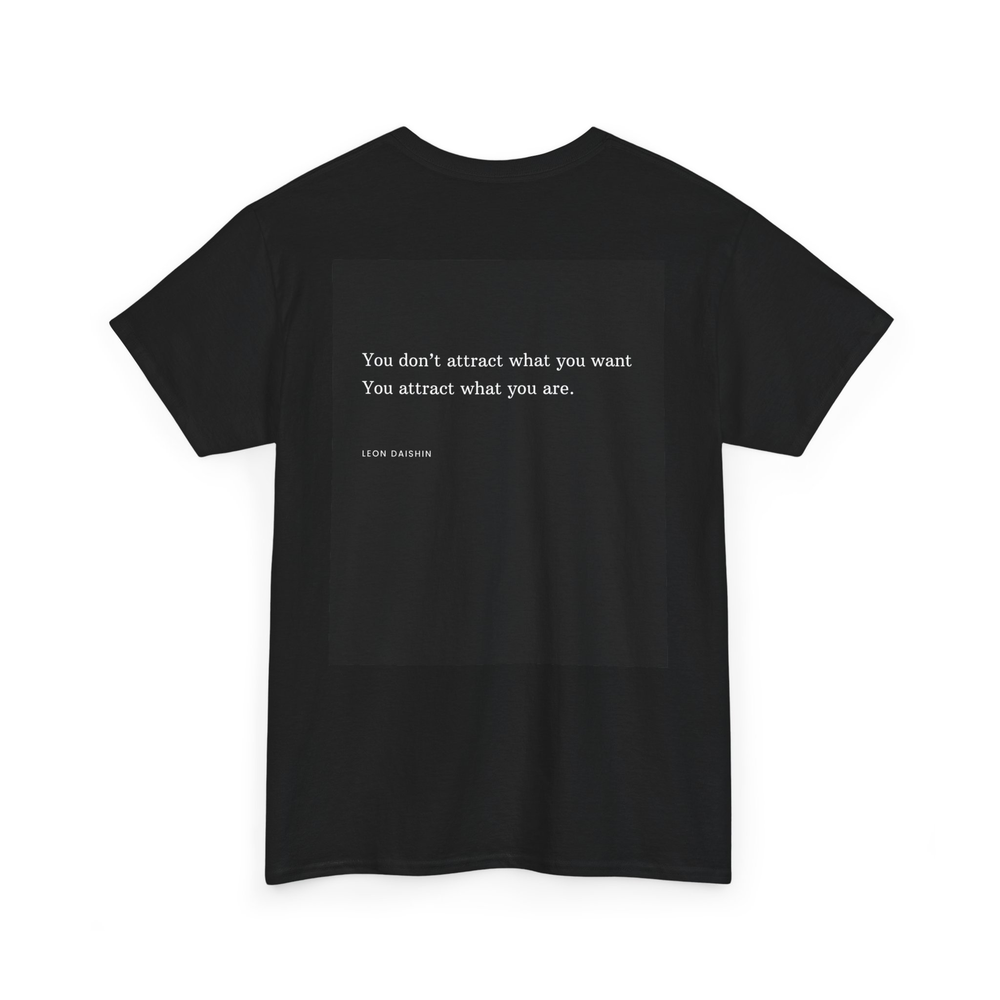 Wild Spirit Barcode Graphic Tee with Inspirational Back Text and Minimalist Design for Free Souls in Bold Black - Image 4