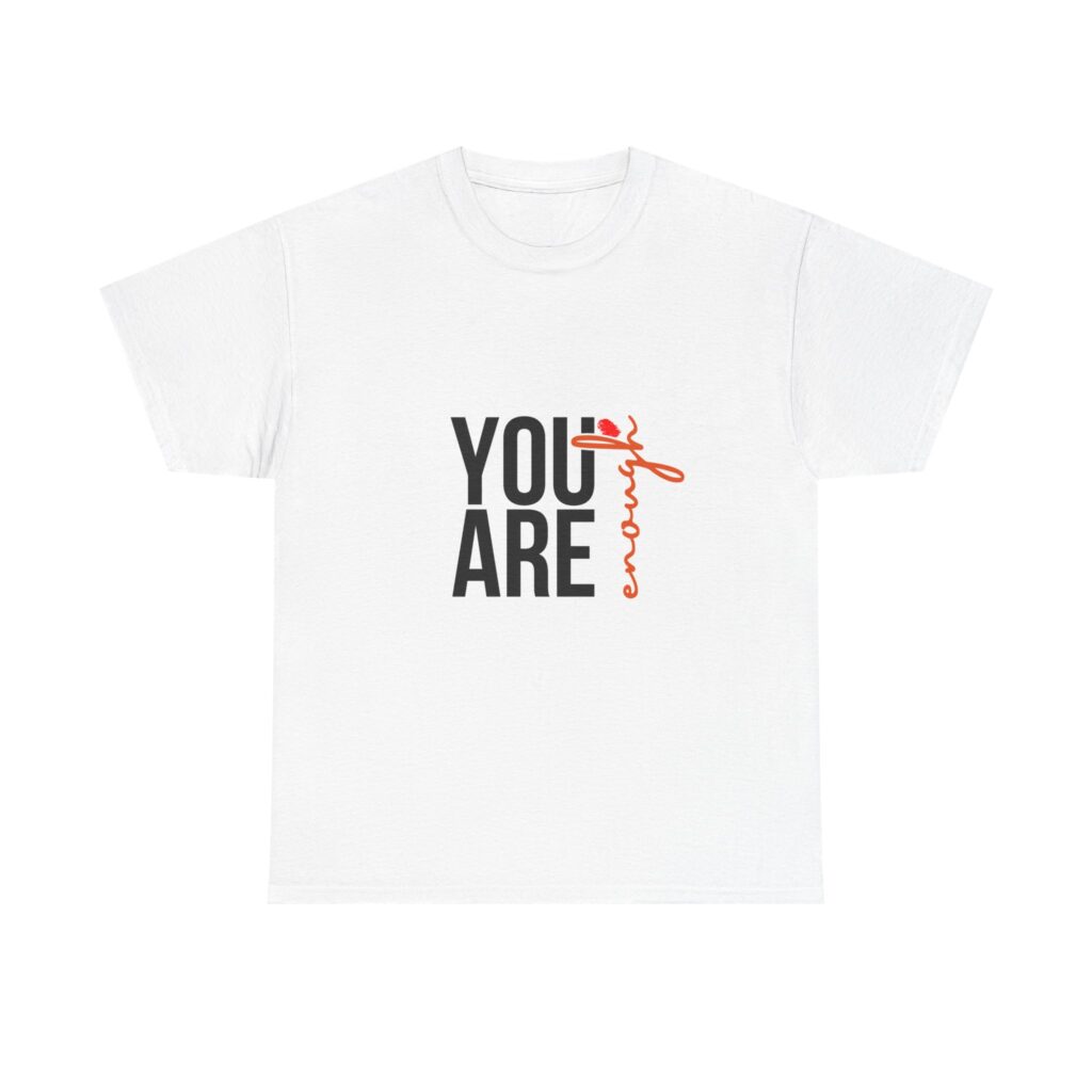You Are Loved T-Shirt White | Motivational Mental Health Tee | Self Love Shirt | Inspirational Gift | Unisex Cotton Shirt