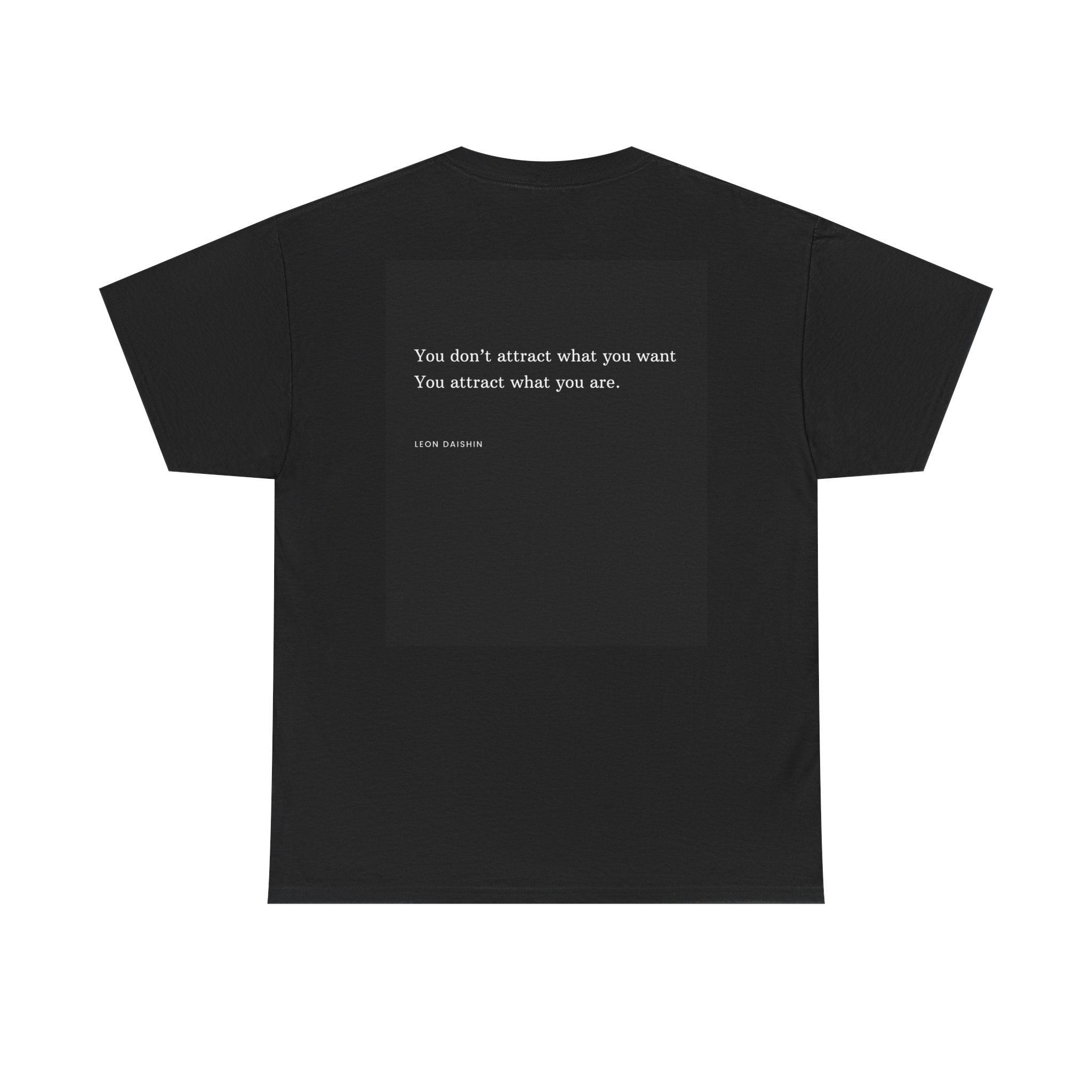 Wild Spirit Barcode Graphic Tee with Inspirational Back Text and Minimalist Design for Free Souls in Bold Black - Image 2
