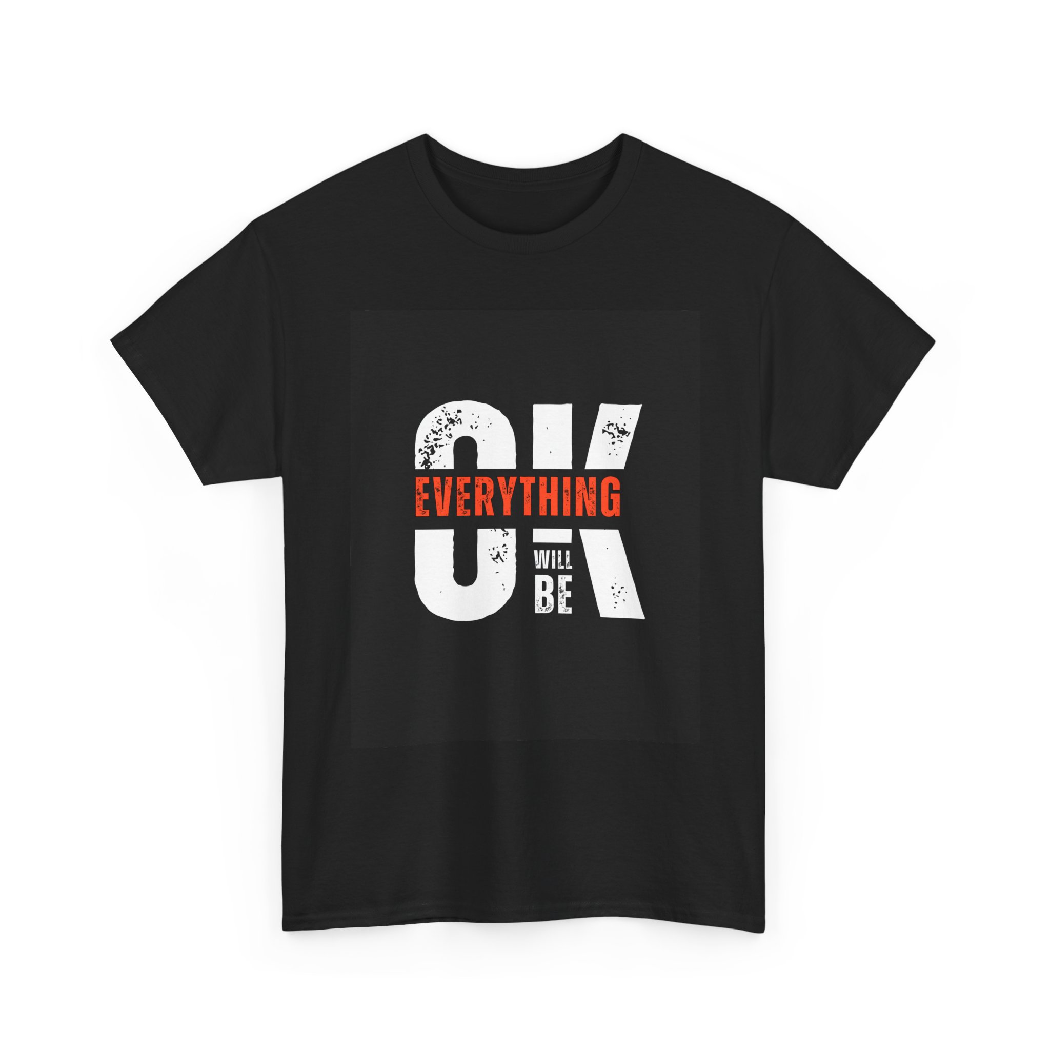 OK Everything Will Be T-Shirt Black - Image 3